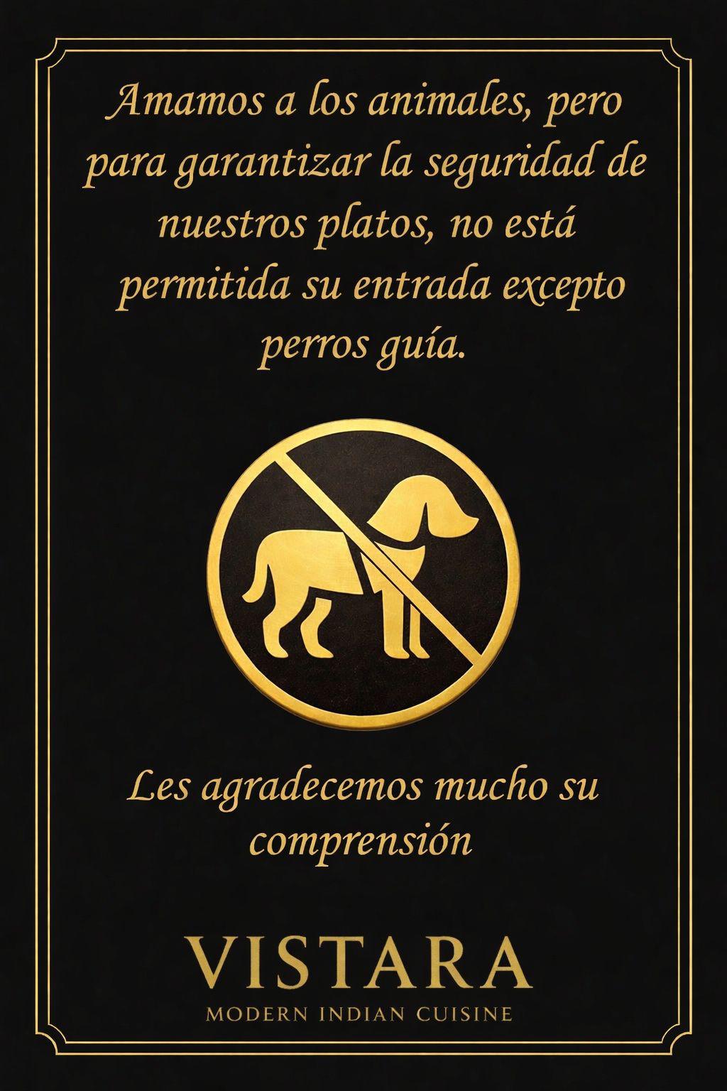 Acceso de animales domésticos